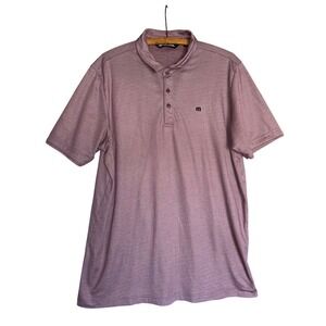 Travis Mathew Mens XL Polo Shirt Short Sleeve Golf Casual Resortwear Business